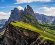 Обои Parco Naturale Puez Odle Dolomites South Tyrol in Italy 176x144