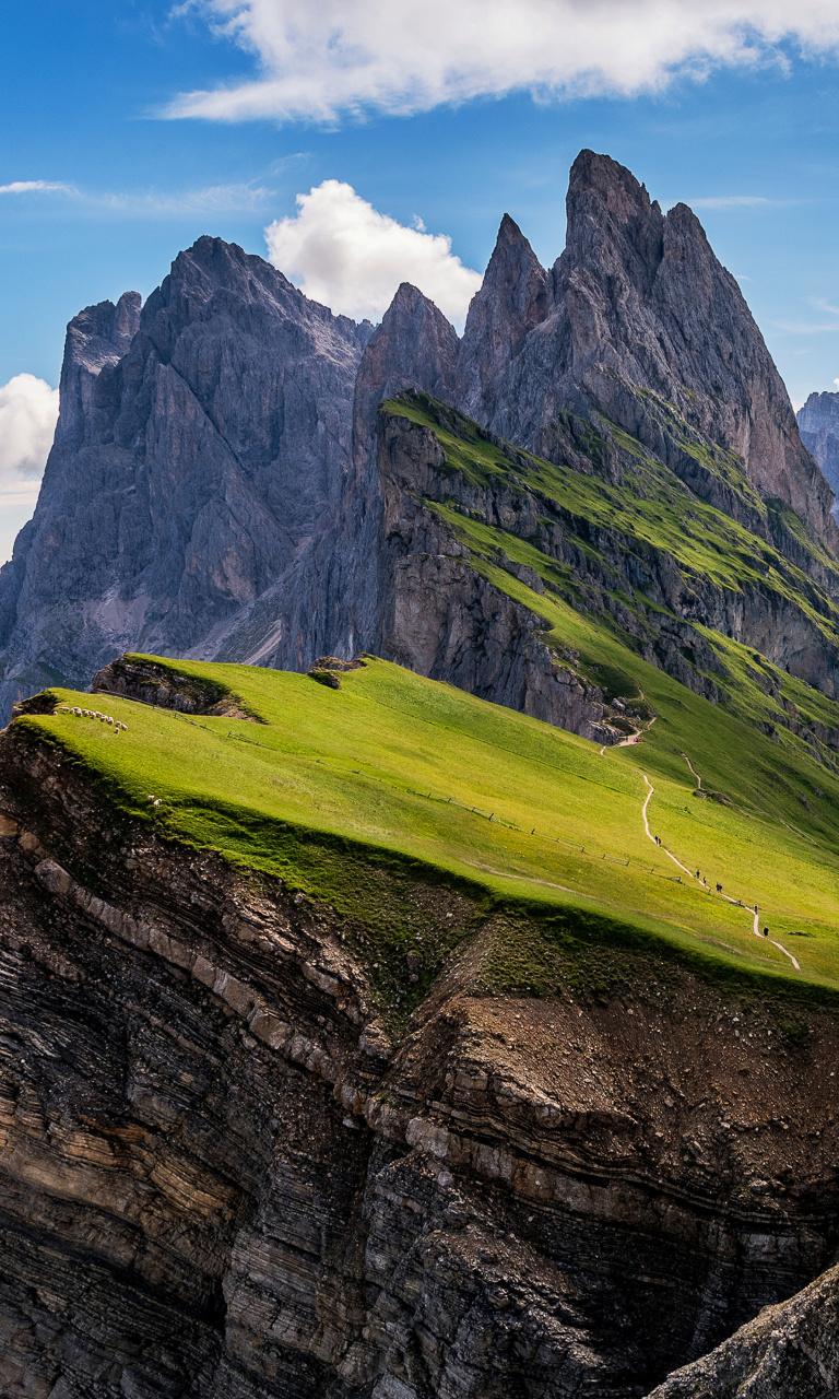 Fondo de pantalla Parco Naturale Puez Odle Dolomites South Tyrol in Italy 768x1280