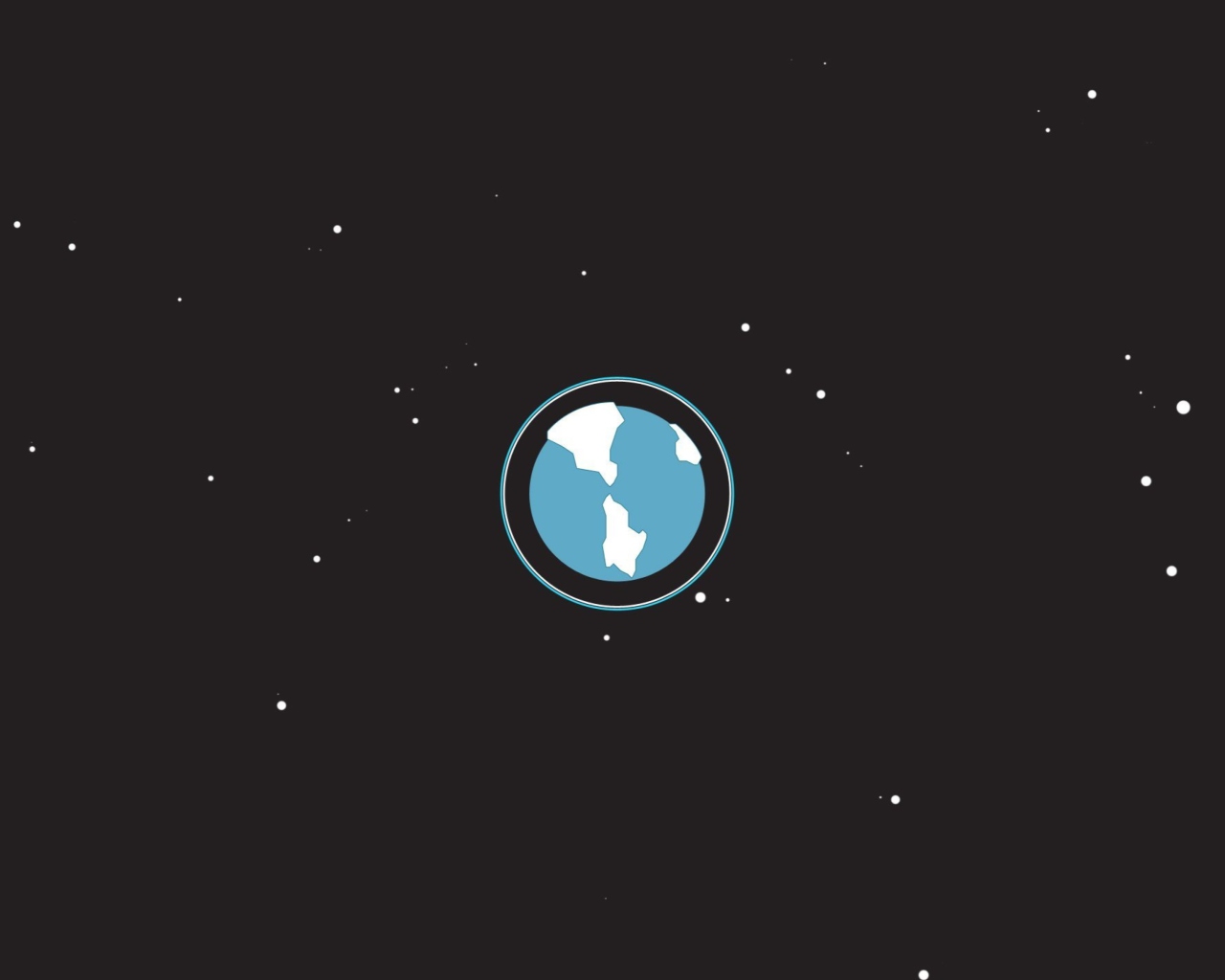 Das Earth Orbit Illustration Wallpaper 1280x1024