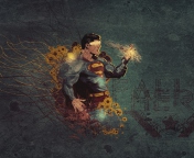 Das Superman Wallpaper 176x144