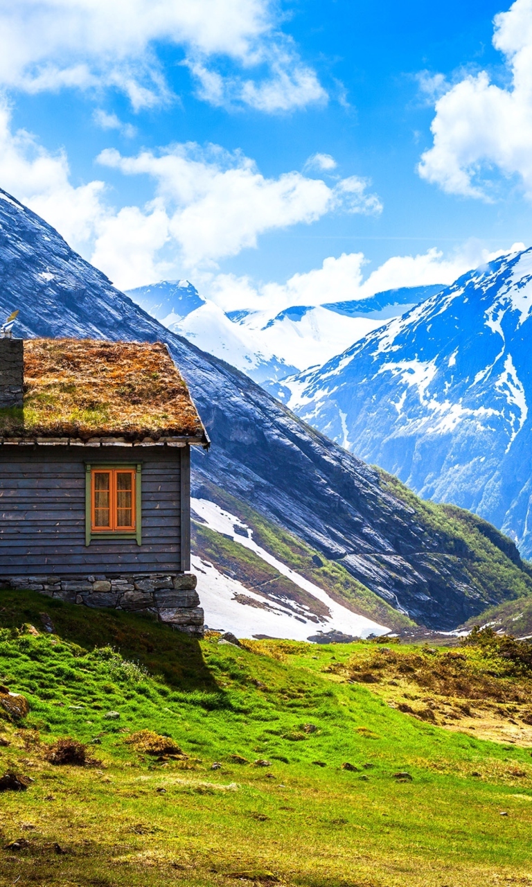 Обои Norway Landscape 768x1280
