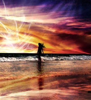 Windy Beach - Obrázkek zdarma pro iPad 2