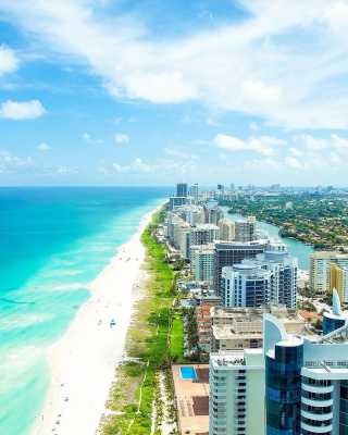 Miami Mid Beach papel de parede para celular para iPhone 5S