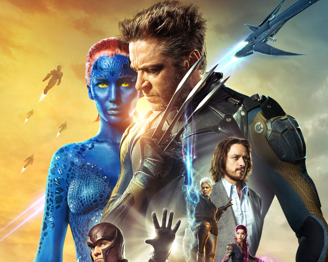 Das X-Men Days Of Future Past Movie Wallpaper 1280x1024