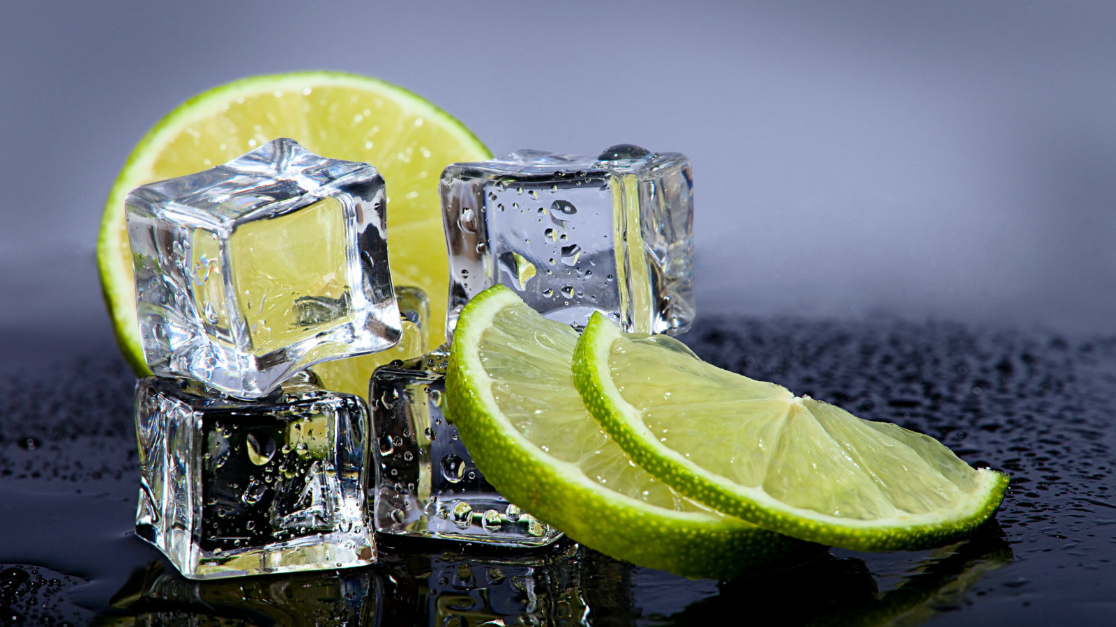 Lime With Ice wallpaper 1600x900