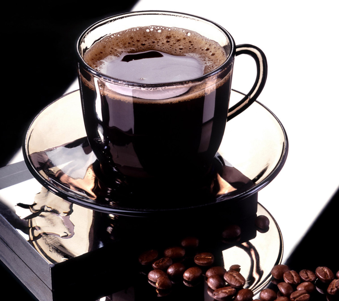Das Morning Coffee Cup Wallpaper 1080x960