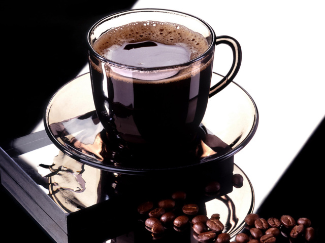 Das Morning Coffee Cup Wallpaper 640x480