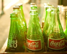 Coca Cola Bottles wallpaper 220x176