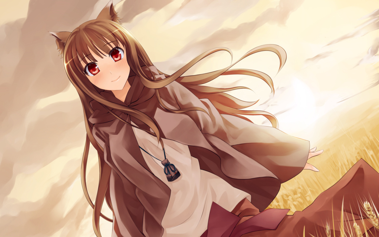 Das Smile Spice And Wolf Wallpaper 1280x800