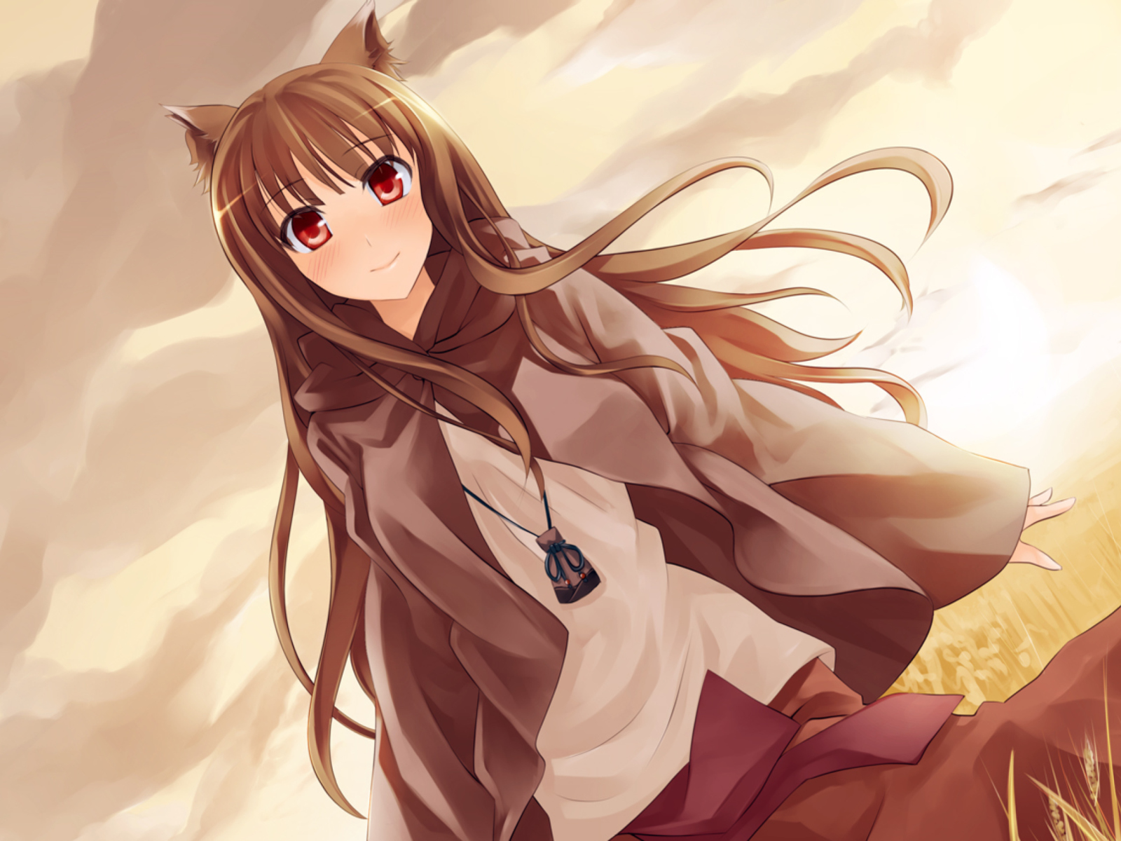Das Smile Spice And Wolf Wallpaper 1600x1200