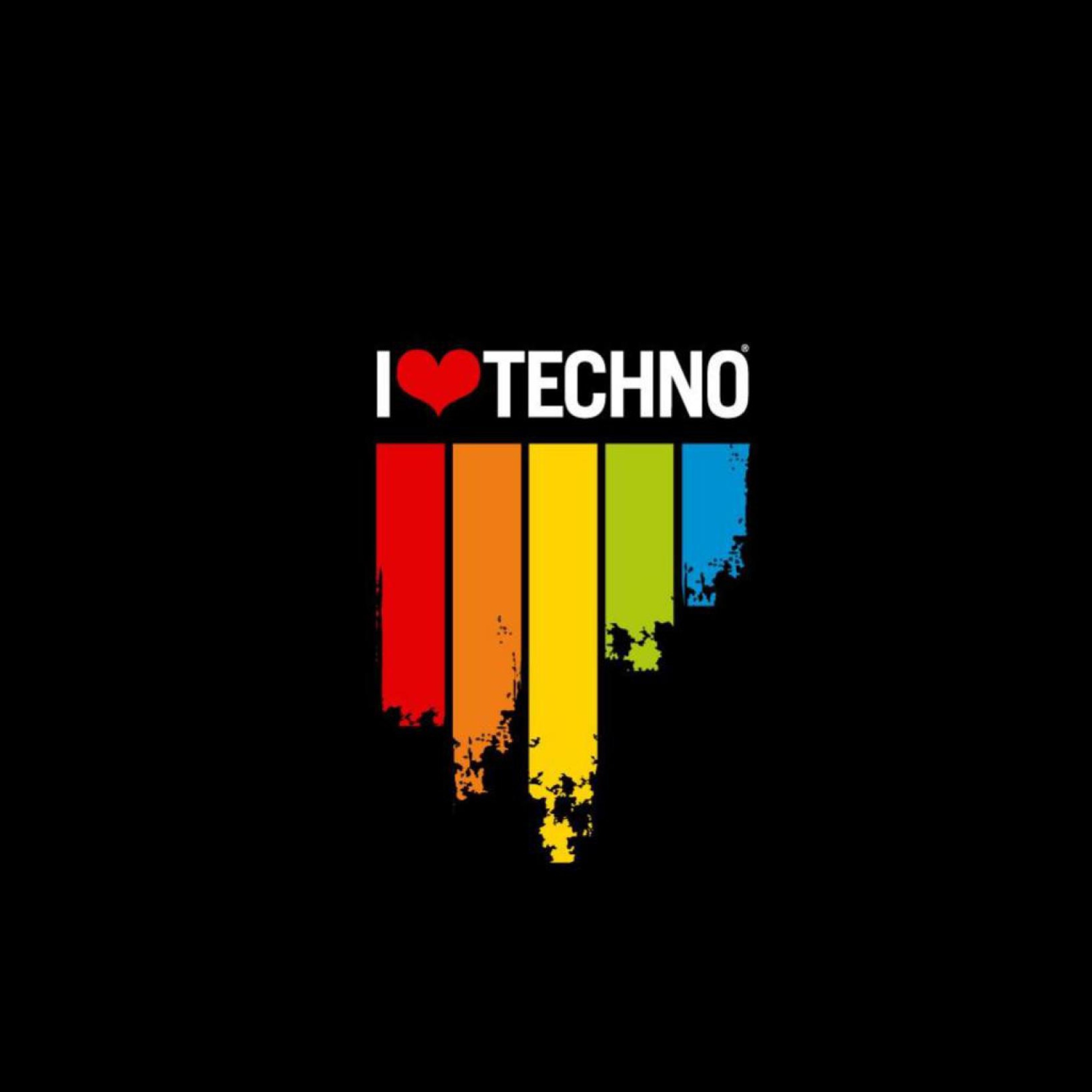Sfondi I Love Techno 2048x2048