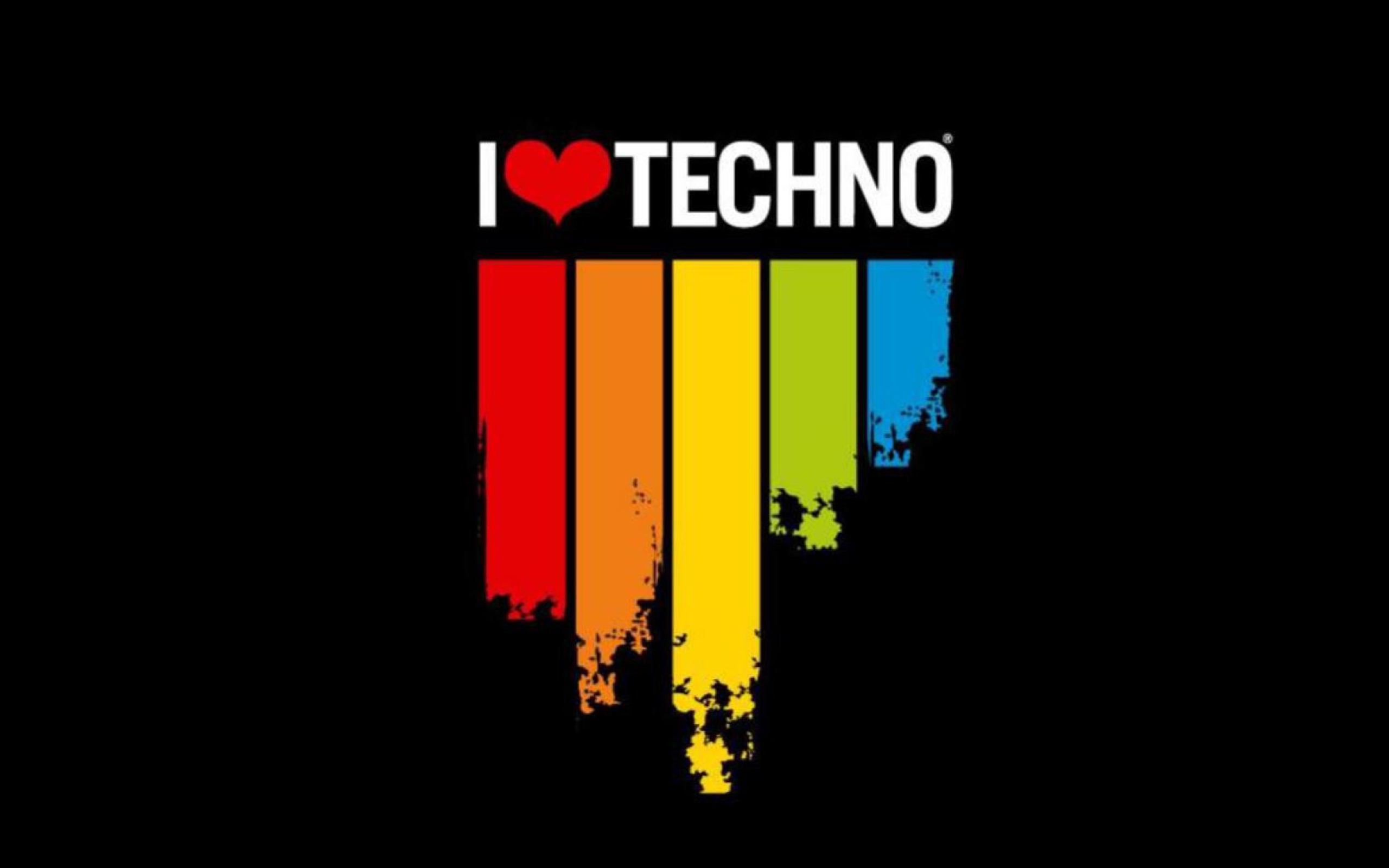 Обои I Love Techno 2560x1600