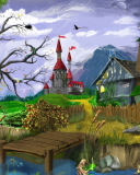 Screenshot №1 pro téma Sci-Fi World Of Fantasy 128x160