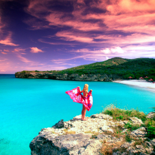 Paradise Girl Wallpaper for iPad 3