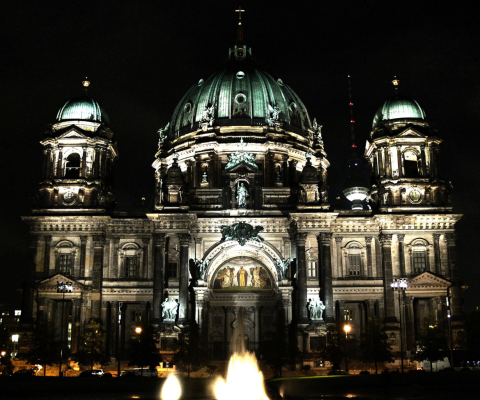 Screenshot №1 pro téma Berliner Dom At Night 480x400