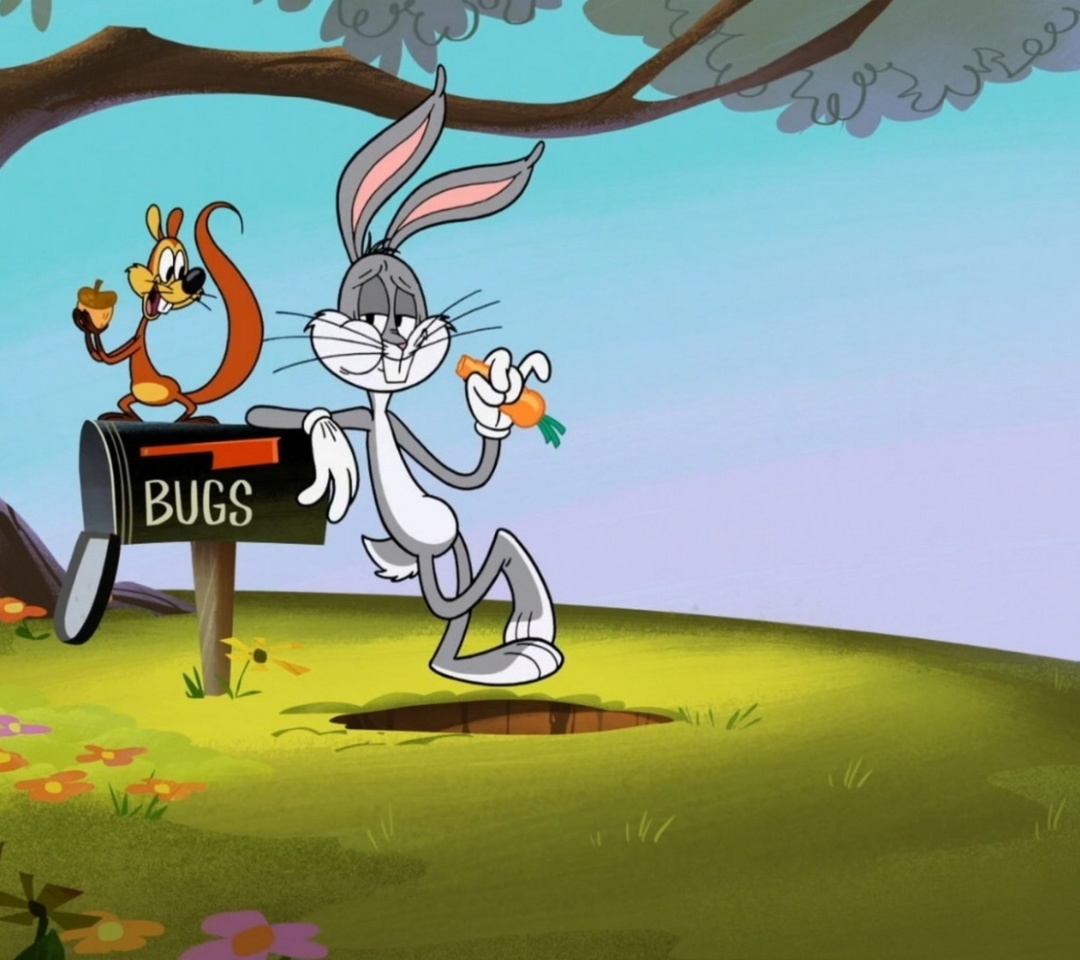 Fondo de pantalla Bugs Bunny Cartoon Wabbit 1080x960