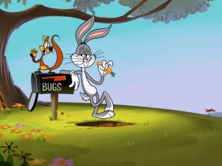Das Bugs Bunny Cartoon Wabbit Wallpaper 320x240