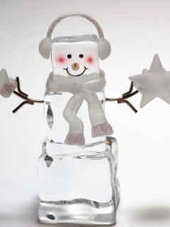 Sfondi Ice Snowman 240x320