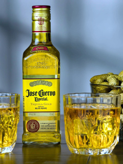 Das Tequila Jose Cuervo Especial Gold Wallpaper 240x320