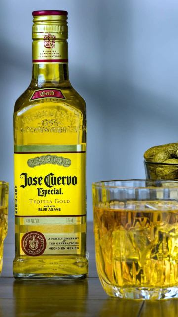 Tequila Jose Cuervo Especial Gold wallpaper 360x640