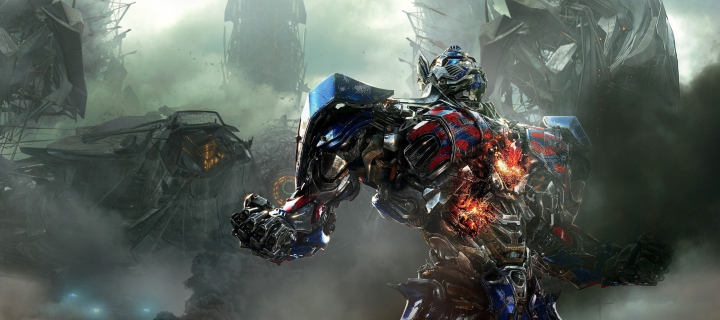 Das Transformers 4 Age Of Extinction 2014 Wallpaper 720x320
