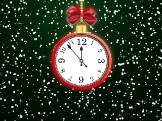 Screenshot №1 pro téma Happy New Year Clock 320x240