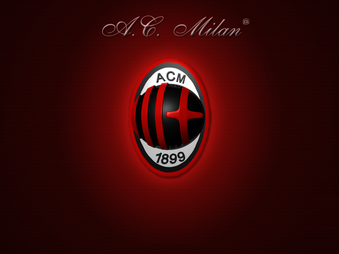 AC Milan Logo wallpaper 1152x864