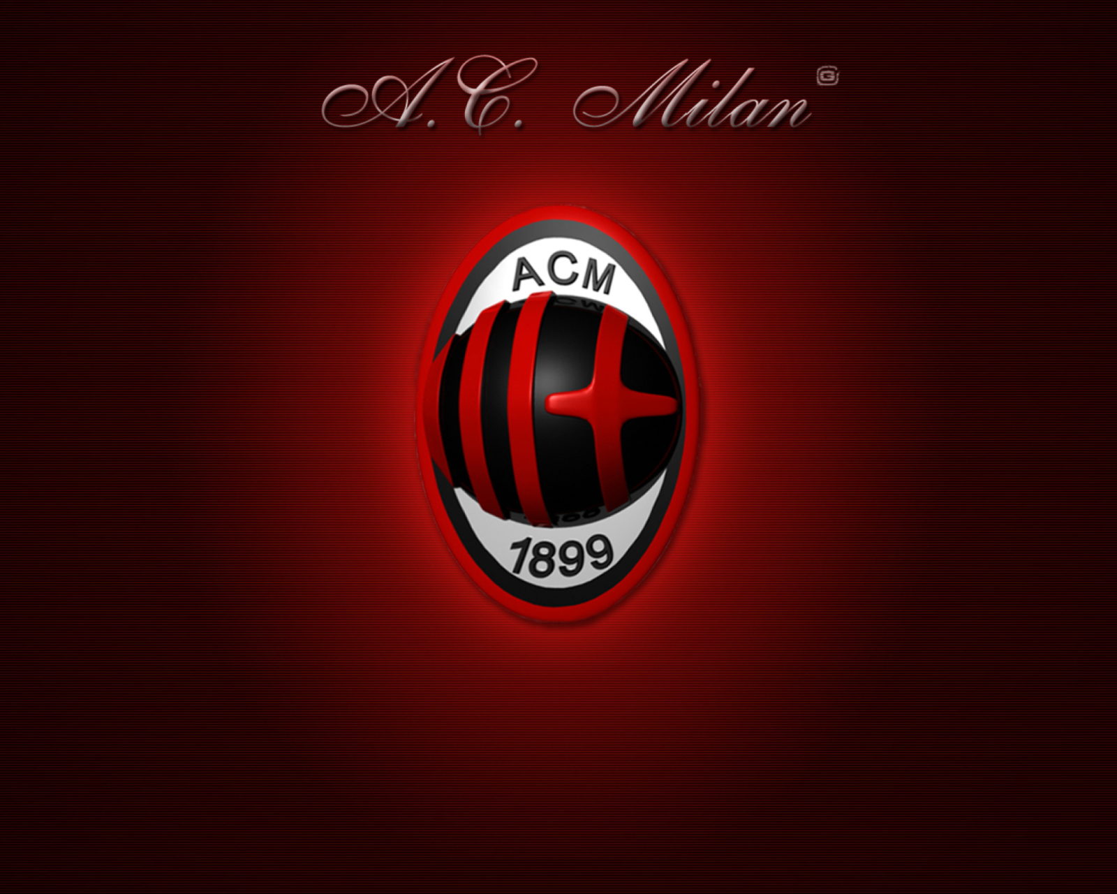 Fondo de pantalla AC Milan Logo 1600x1280