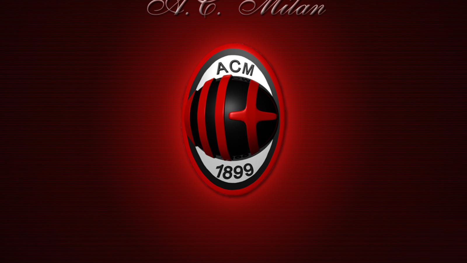 AC Milan Logo wallpaper 1600x900
