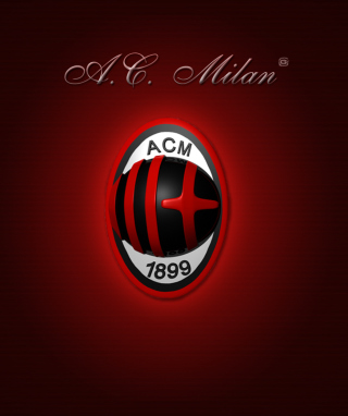 AC Milan Logo - Obrázkek zdarma pro Nokia Asha 308