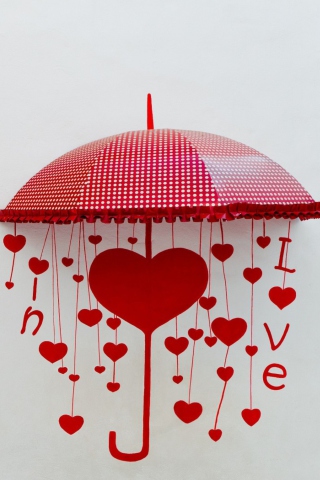 Screenshot №1 pro téma Love Umbrella 320x480