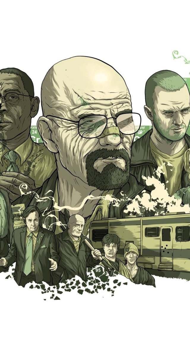 Sfondi Breaking Bad Poster 640x1136