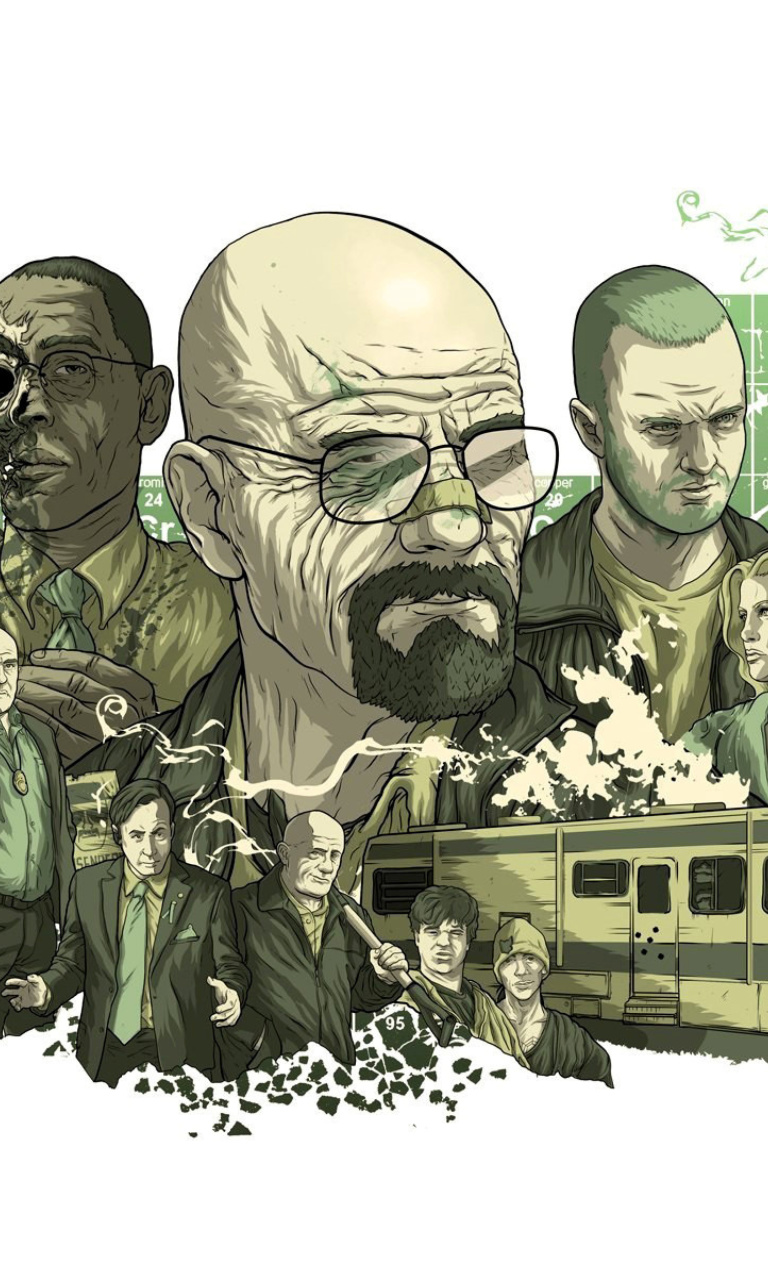 Breaking Bad Poster wallpaper 768x1280