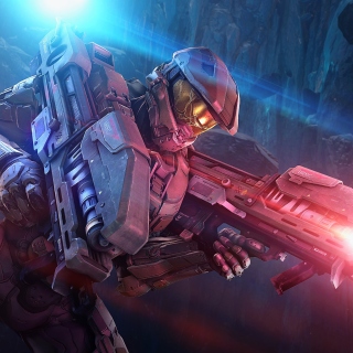 Master Chief in Halo Game papel de parede para celular para iPad