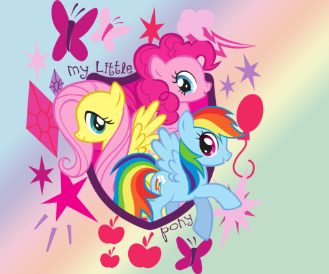 Das My Little Pony Pinkie Pie Wallpaper 480x400