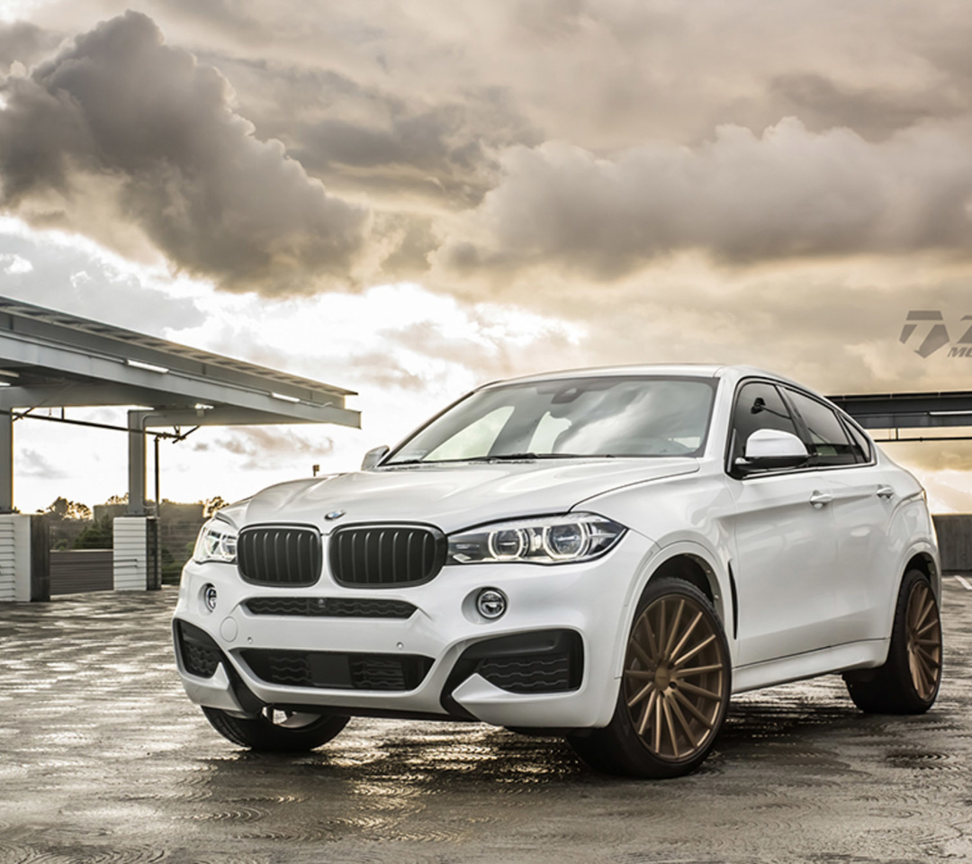 Sfondi BMW X6 Vossen Wheels VVS CV3 1080x960