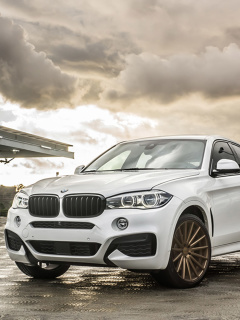 Screenshot №1 pro téma BMW X6 Vossen Wheels VVS CV3 240x320