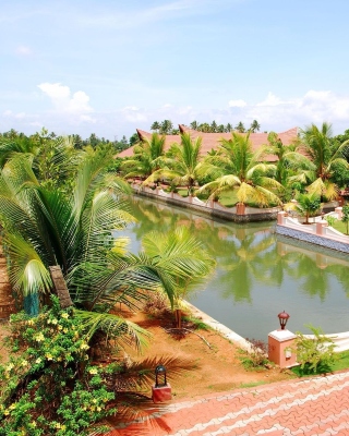 Alleppey or Alappuzha city in the southern Indian state of Kerala - Fondos de pantalla gratis para Nokia X1-01