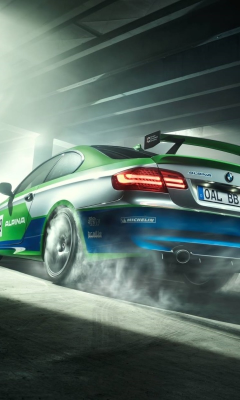 Screenshot №1 pro téma BMW Alpina GT3 Touring 480x800