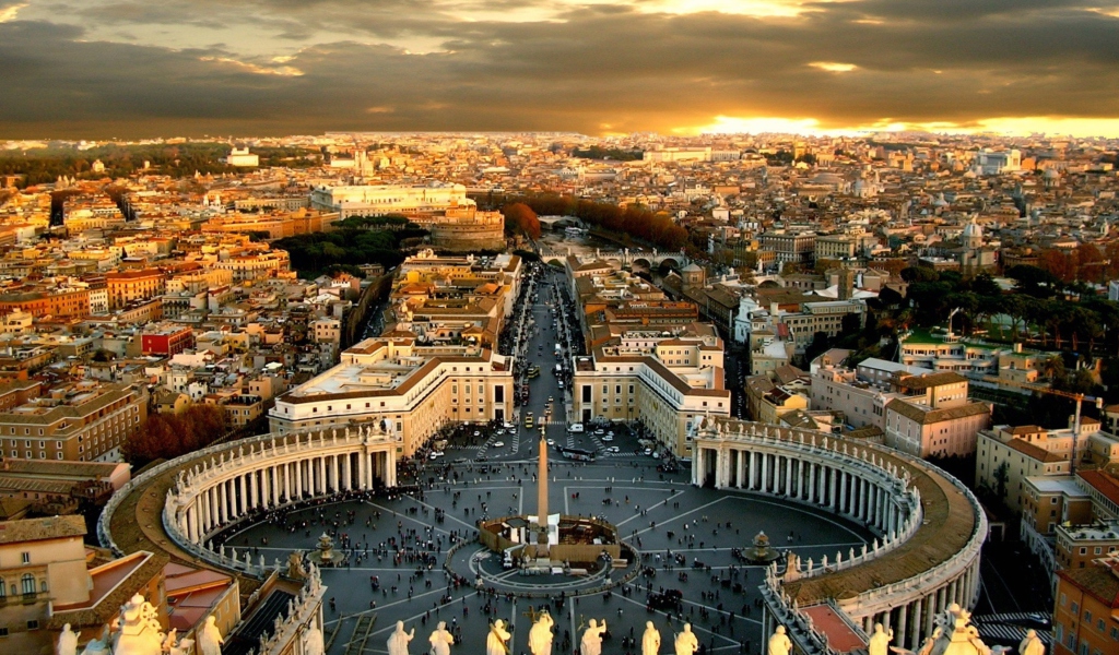 Screenshot №1 pro téma St. Peter's Square in Rome 1024x600