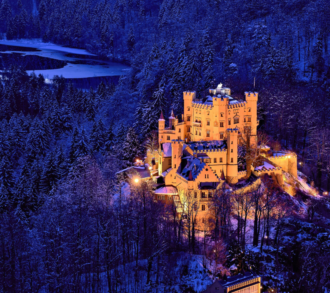 Fondo de pantalla Hohenschwangau Castle 1080x960