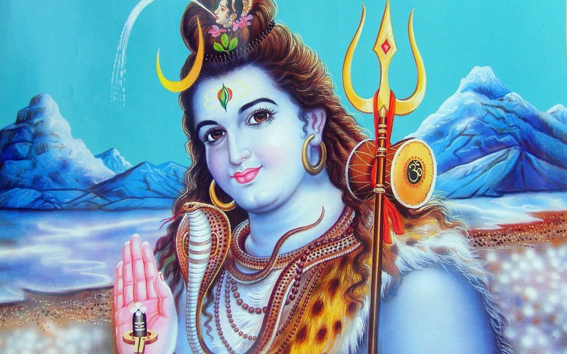 Обои Lord Shiva God 1920x1200