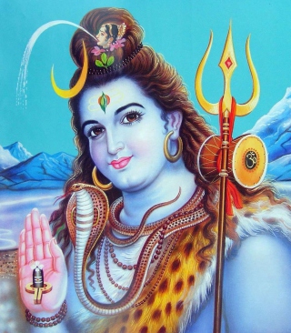 Lord Shiva God - Obrázkek zdarma pro Nokia Asha 308