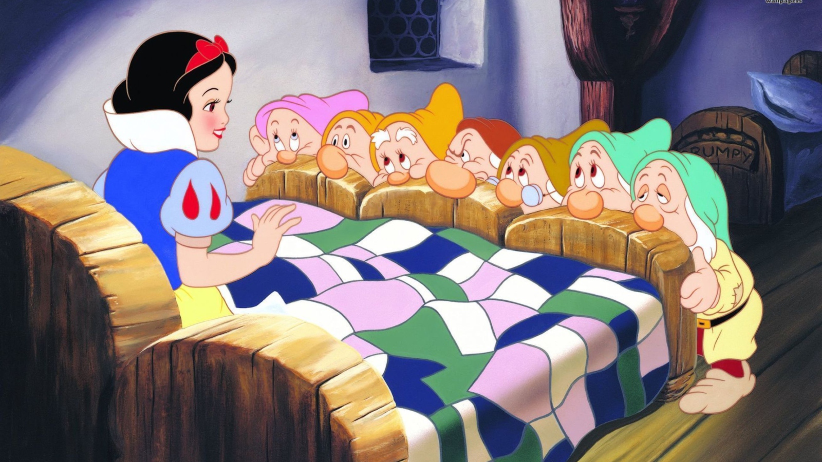 Обои Snow White and the Seven Dwarfs 1600x900