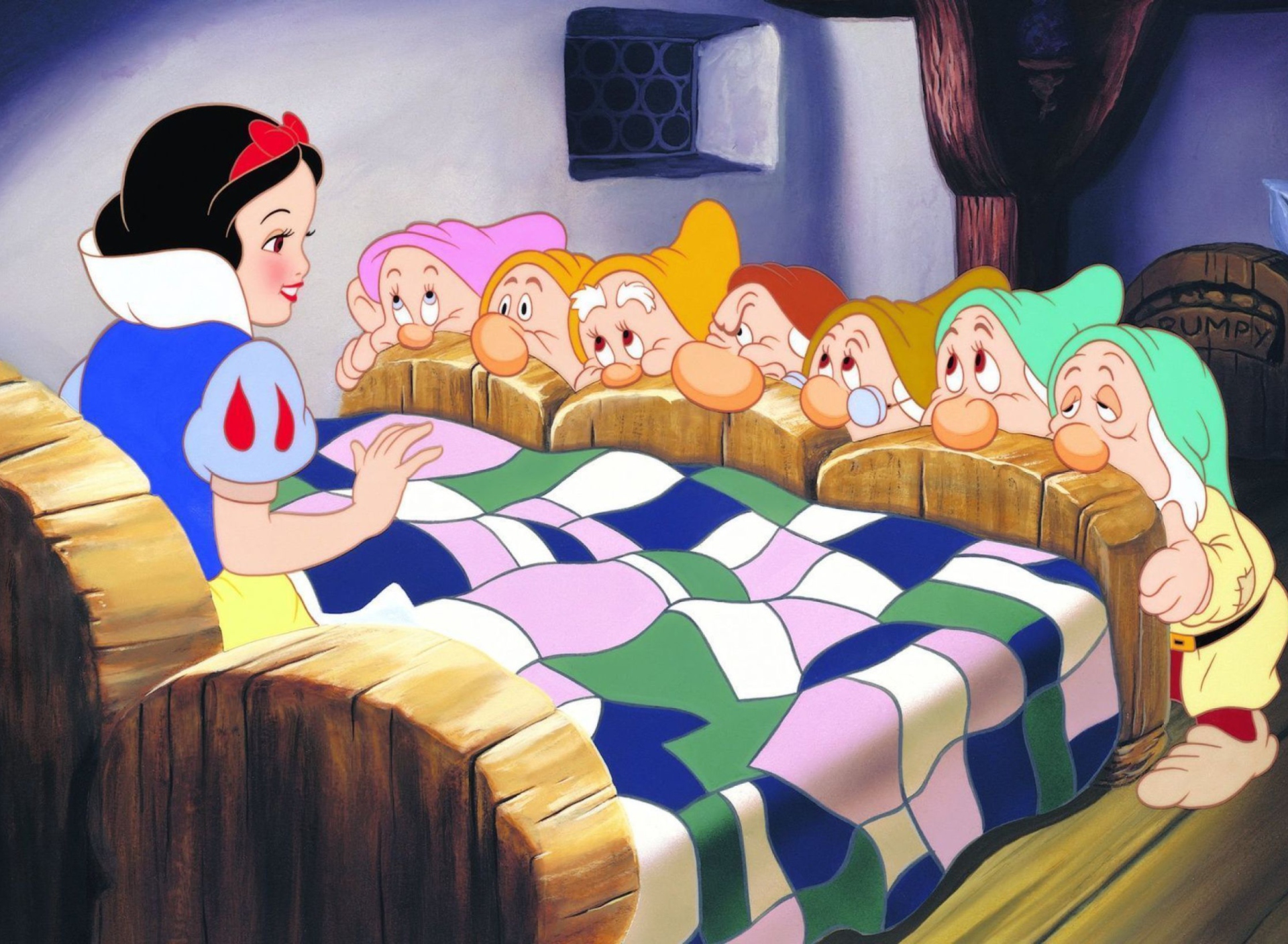Обои Snow White and the Seven Dwarfs 1920x1408