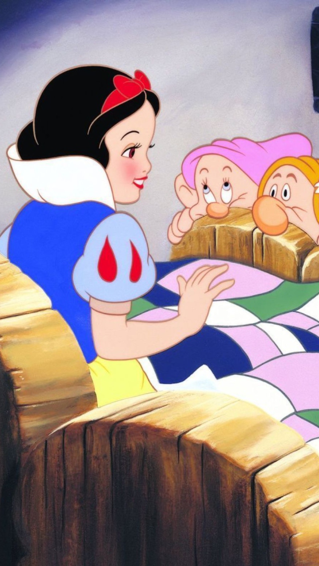 Snow White and the Seven Dwarfs wallpaper 640x1136
