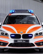 Fondo de pantalla BMW 2 Police Car 176x220