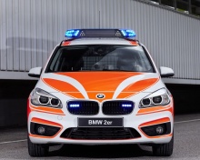 Das BMW 2 Police Car Wallpaper 220x176