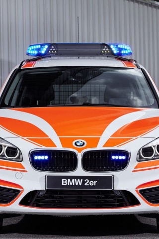 BMW 2 Police Car wallpaper 320x480
