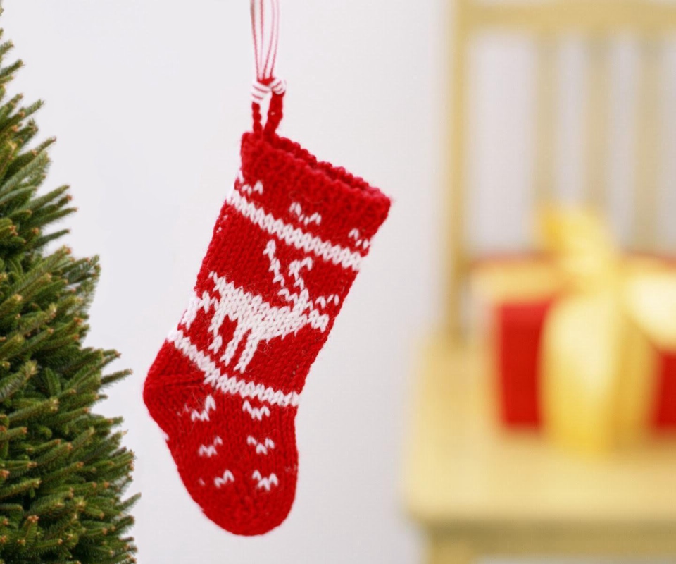 Christmas Stocking wallpaper 960x800